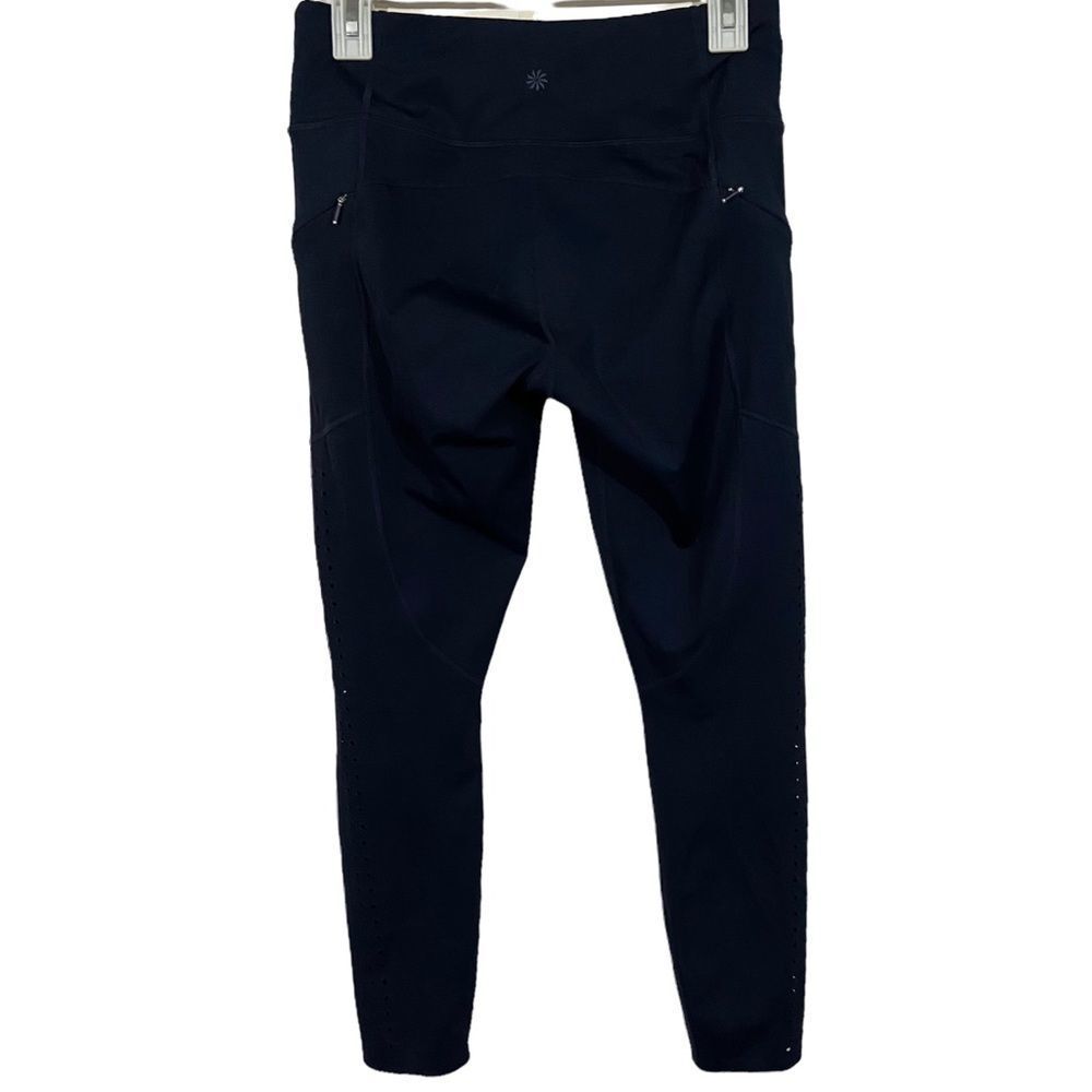Athleta Mid Rise Deep Navy Performance Activewear Leggings